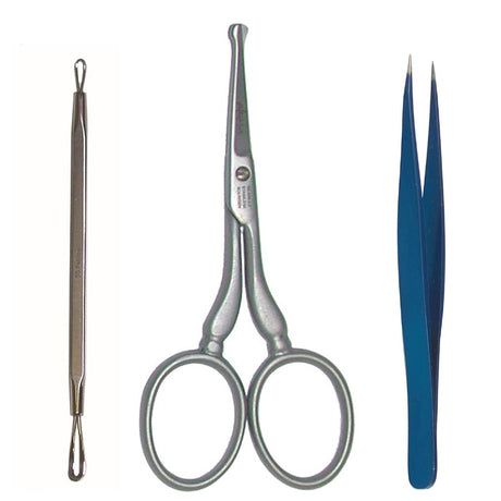 TWEEZER SCISSORS COMEDONE EXTRACTOR