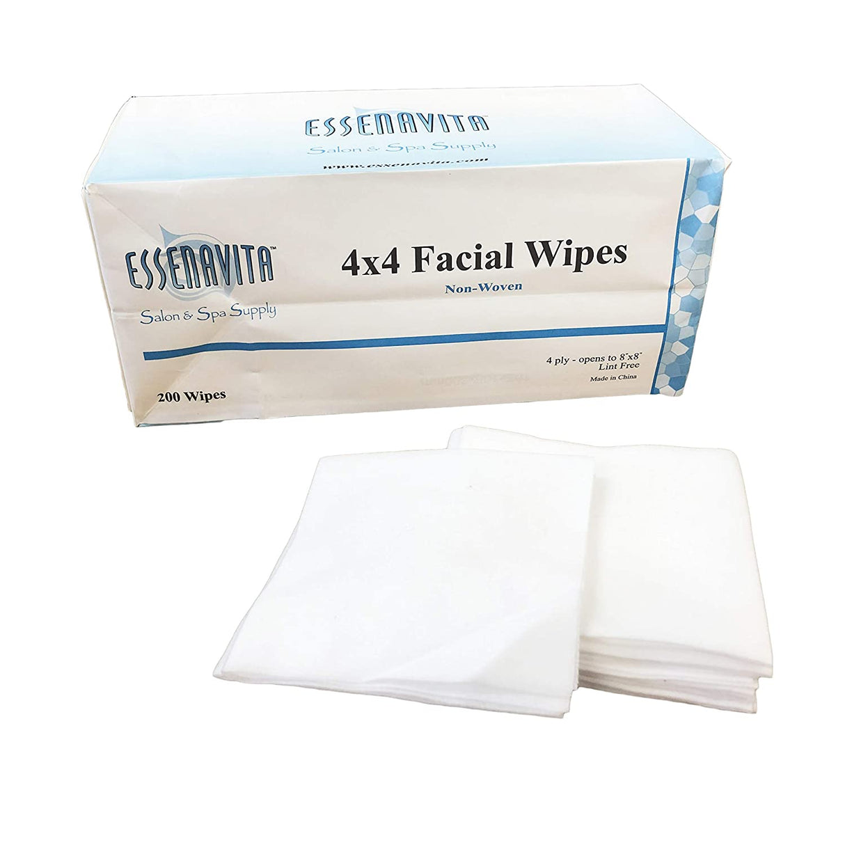 4x4 Aesthetic wipes 200 pack 4 ply opens to 8x8 sheet esthetic wipes