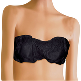 Disposable black bra with tie 50 per pack size small to extra large