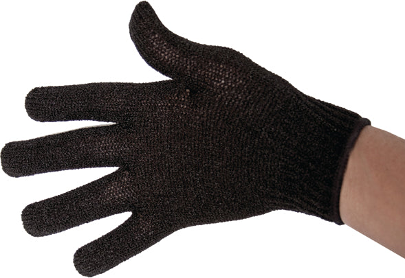 EXFOLIATING GLOVES (WHITE OR BLACK) 1 PAIR