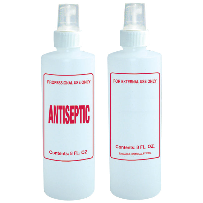 ANTISEPTIC LABELED SPRAY BOTTLE 8oz