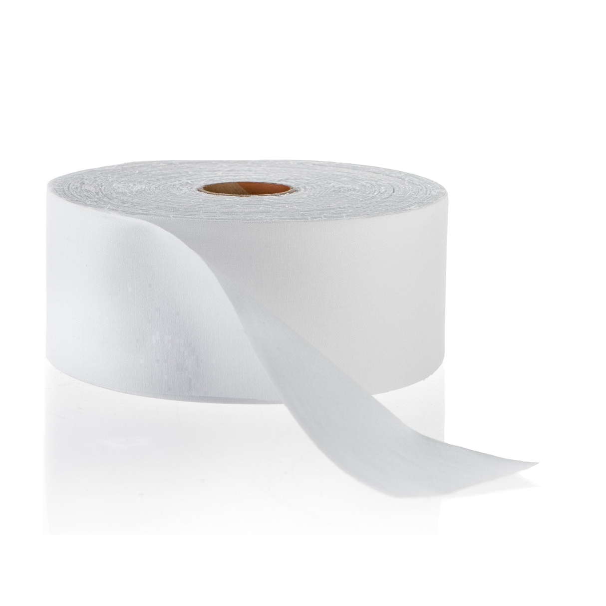 Medium firm bleached muslin waxing roll in various sizes