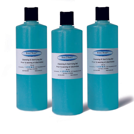 Pre wax cleansing and sanitizing gel 8 or 16oz